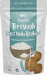 OG Natural Organik Tereyağlı Siyez Unlu Bisküvi 100 gr