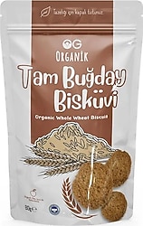 OG Natural Organik Tam Buğday Bisküvi 80 gr