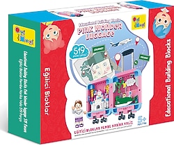 Ogi Mogi Toys Pembe Valiz 519 Parça Yapı Seti