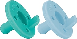 OİOİ Aqua Green-Mineral Blue 2'li 0 Ay+ Silikon Emzik