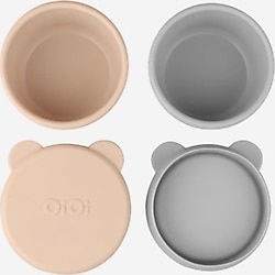 OİOİ Silikon Kapaklı Mini Bites 2'li Kase