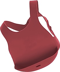 OİOİ Silikon Mama Önlüğü Bordo
