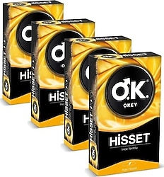 Okey Hisset 10'lu 4 Adet Prezervatif