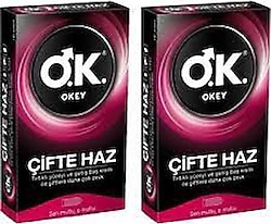 Okey Çifte Haz 10'lu 2 Adet Prezervatif