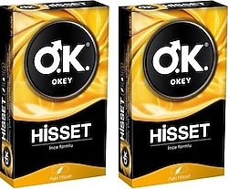 Okey Hisset 10'lu 2 Adet Prezervatif