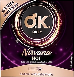 Okey Nirvana Hot 35'li Prezervatif