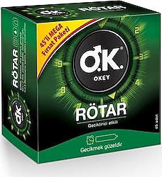 Okey Rötar 45'li Mega Fırsat Paketi Prezervatif