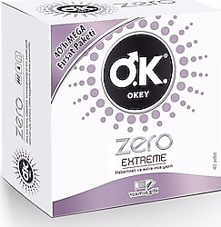 Okey Zero Extreme 40'lı Prezervatif