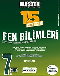 Okyanus Yayıncılık 7. Sınıf Master 15 Fen Bilimleri Denemesi
