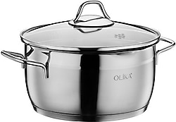 Olika Zeus 8 Parça Çelik Tencere Seti