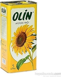 Olin Ayçiçek Yağı 5 lt Teneke 2'li