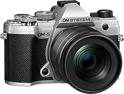 OM System OM-5 + 12-45mm Lens Gümüş Aynasız Fotoğraf Makinesi