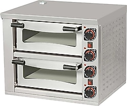 Omake FPZ01.E21.0602.U50 62x62 İki Katlı Pizza Fırını