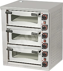 Omake FPZ01.E31.0403.U50 40x40 Üç Katlı Pizza Fırını