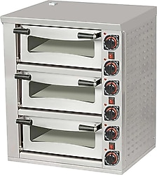Omake FPZ01.E31.0603.U50 62x62 Üç Katlı Pizza Fırını