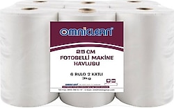 Omniclean Enmotion Fotoselli 25 cm 6'lı Kağıt Havlu