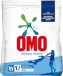 Omo Active Fresh 26 Yıkama 4 kg Beyazlar için Toz Çamaşır Deterjanı