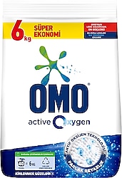 Omo Active Oxygen 40 Yıkama 6 kg Toz Deterjan