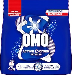 Omo Active Oxygen Beyazlar için 1.2 kg Toz Deterjan