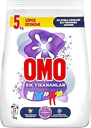Omo Sık Yıkananlar Beyazlar ve Renkliler için 5 kg Toz Deterjan