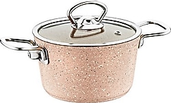 OMS 3111 Kahverengi 14 cm Mini Derin Granit Tencere