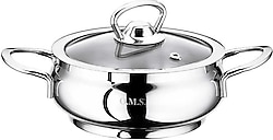 OMS 2009 Mini Küre 14 cm Basık Çelik Tencere