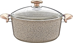 OMS 3110 32 cm Derin Granit Tencere
