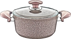 OMS 3110 Kahverengi 22 cm Derin Granit Tencere