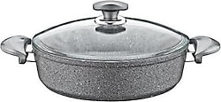 OMS 3310 Gri 32 cm Granit Karnıyarık Tenceresi