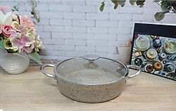 OMS 3316 Kum Beji 28 cm Granit Karnıyarık Tenceresi