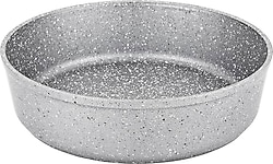 OMS 3411 Yuvarlak Gri 30 cm Granit Fırın Tepsisi