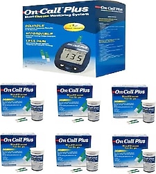 On Call Plus Şeker Ölçüm Cihazı + 50'li 6 Kutu Ölçüm Çubuğu