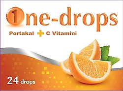 One Drops Portakal C Vitaminli 24'lü Pastil