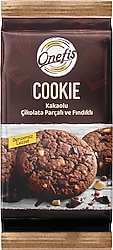 Onefis Kakaolu Bisküvi Parçalı Fındıklı Cookie 180 gr