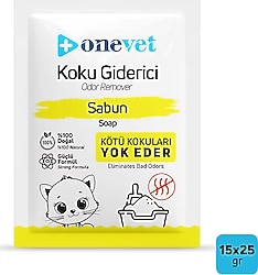 Onevet Sabun Kokulu 15x25 gr Kedi Kumu Koku Giderici
