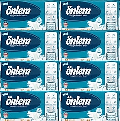 Önlem Tekstil Yüzeyli Belbantlı Orta Boy M 30'lu 8 Adet Hasta Bezi
