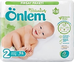 Önlem Botanika 2 Numara Mini 96'lı Bebek Bezi