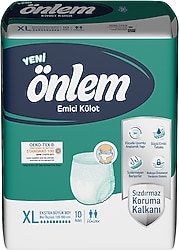 Önlem Emici Külot Ekstra Büyük Boy XL 10'lu Hasta Bezi