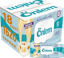 Önlem Papatyalı 90 Yaprak 18'li Paket Islak Mendil