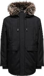 Only & Sons 22027557 Kapüşonlu Kürklü Erkek Parka