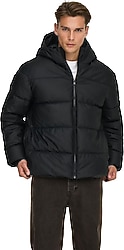 Only & Sons Michael 22033698 Kapüşonlu Erkek Şişme Mont