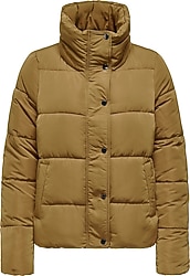Only 15196546 Puffer Kahverengi Kadın Mont