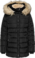 Only 15304765 Kapüşonlu Kürklü Kadın Şişme Mont