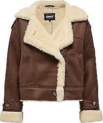 Only Faux Suede Bonded Kürklü Kadın Mont
