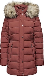 Only New Luna Quılted 15304781 Kapüşonlu Kürklü Kadın Parka