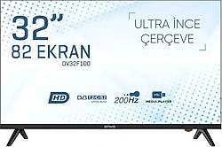 Onvo OV32F100 Frameless HD 32" 82 Ekran Uydu Alıcılı LED TV