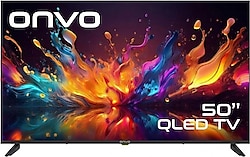 Onvo 50OVF9001UQ 4K Ultra HD 50" 127 Ekran Uydu Alıcılı Google Smart QLED TV