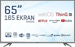 Onvo OV65500 4K Ultra HD 65" 165 Ekran Uydu Alıcılı webOS Smart LED TV