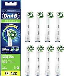 Oral-B Cross Action Clean Maximiser 8'li Diş Fırçası Başlığı