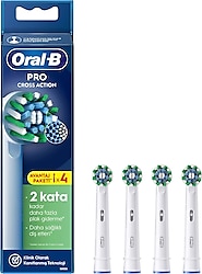 Oral-B Pro Cross Action X-Filament 4'lü Diş Fırçası Başlığı